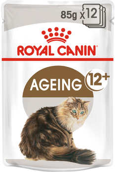 Вологий корм для літніх кішок Royal Canin Ageing 12+ 12х85 г (9003579310175) (91280)