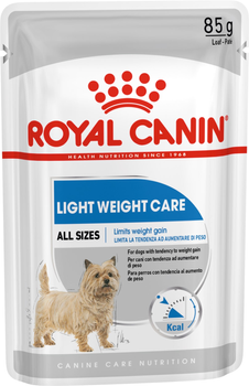 Mokra karma dla psów Royal Canin Light Weight na problemy z nadwagą - saszetki 12x85g (9003579008690)