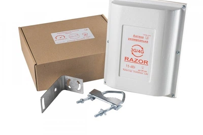 Внешняя панельная планшетная антенна 3G/4G Razor 15 dbi