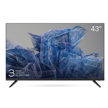 Телевізор 43" Kivi 43F750NB FHD/LED/ 1920х1080/Smart TV/Android TV 11 Чорний