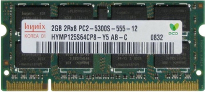 пам'ять Hynix DDR2 SO-Dimm 2GB DDR667 (HYMP125S64CP8-Y5)