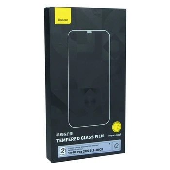 Защитное стекло Baseus Crystal для IPhone 14 (2 шт) SGJC030002 0.3мм 6.1 дюймов Цвет Прозрачный