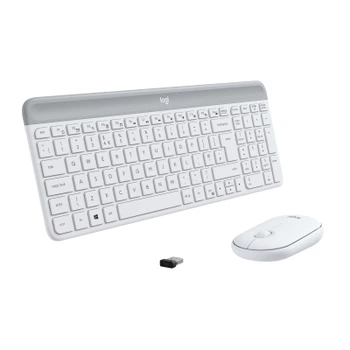 Клавіатура+миша Logitech Wireless MK470 Slim UA White (920-009205)