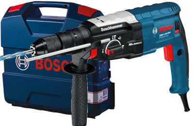Перфоратор мережевий Bosch Professional GBH 2-28, 880 Вт, 3,2 Дж, 4000 уд.хв, Kickback + Vibration control, L-case (0611267500)