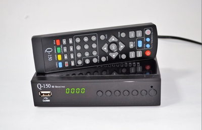 Q-sat Q-150 HD IPTV Т2 тюнер с поддержкой DVB-C/T/T2 и универсальным обучаемым пультом