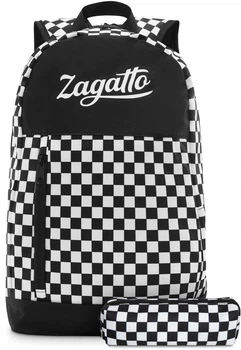 Спортивний рюкзак ZAGATTO 45 x 28 x 12 см, 15л (ZG701) чорно-білий