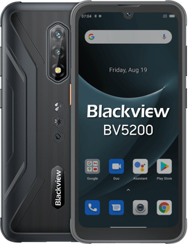 Smartfon Blackview BV5200 4/32Gb Black (TKOBLKSZA0030)