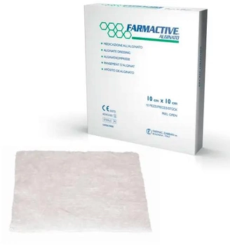 Альгинатная повязка Farmac-Zabban Farmactive Alginato 10 х 20 см (1701371020)