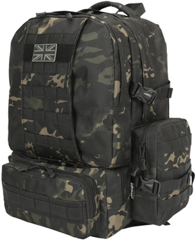 Рюкзак тактический KOMBAT UK Expedition Pack Черный Мультикам 50 л (kb-ep50-btpbl)