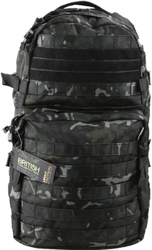 Рюкзак тактичний KOMBAT UK Medium Assault Pack Мультікам Чорний 40 л (kb-map-btpbl)