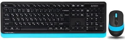 Комплект (клавиатура + мышь) A4Tech FG1010 Black/Blue USB