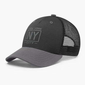 Кепка бейсболка с сеткой тракер INAL Нью Йорк NY New York M / 55-56 Черный 137355