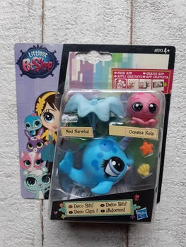 Игровой набор Hasbro Littlest Pet Shop Ned Narwhal & Oceania Kelp A7313 A9393