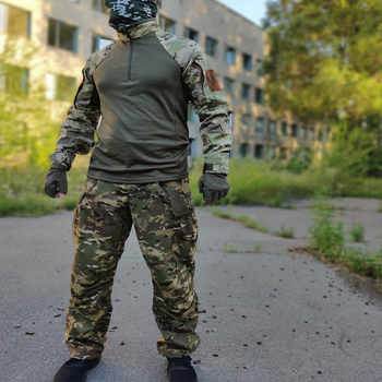 Военная форма костюм штаны и убакс мультикам размер (2XL) 54 рост 180-188