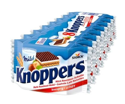 Вафлі Knoppers з шоколадом та лісовим горіхом 180 г 8 шт