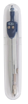 Циркуль BASIS в жестком футляре типа "градусник", тёмно-синий, KIDS Line ZB.5301BS-03 Zibi (4823078945693)
