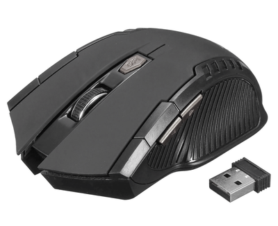 Беспроводная мышка Wireless Mouse G-698 1600DPI 2.4GHz для компьютера и ноутбука Black