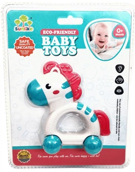 Погремушка Baby Toys Зебра, гремящие элементы (SL 84801-61)