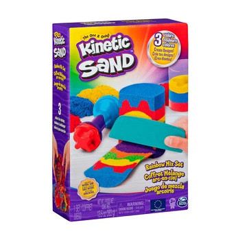 Набор песка для детского творчества Kinetic Sand Радужный микс