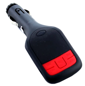 Автомобільний Трансмітер FM-модулятор Fm-02 LCD MP3//USB black/red