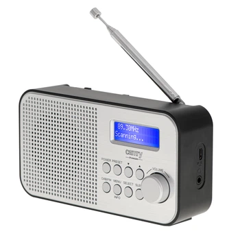 Радио Camry CR 1179 радиочасы на USB цифровое радио FM / DAB / DAB+ 2000 мАч Черный