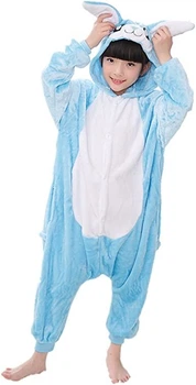 Піжама Кігурумі Дитяча Для Дівчаток My Kigu Зайчик Блакитний L 165-175 см (1091)