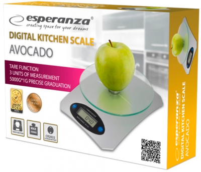 Waga kuchenna Esperanza Avocado EKS006