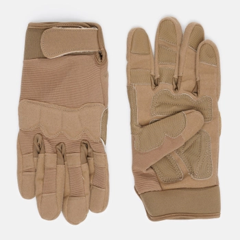 Тактические военные перчатки UAD Prometey полнопалые, сенсорные Койот XL (UAD0018XL)