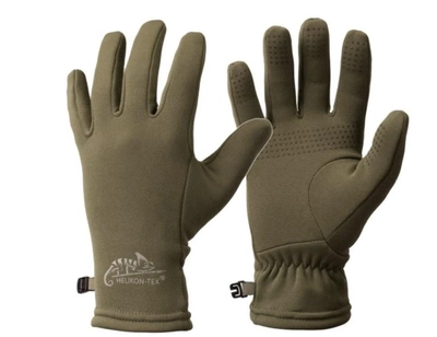 Зимові чоловічі теплі рукавиці Helikon-Tex анатомічна форма Олива L для максимального комфорту та захисту анатомічна форма для безпеки та продуктивності