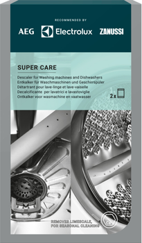Засіб для видалення накипу з пральних і посудомийних машин Electrolux Super Care M3GCP300 100 г х 2 шт