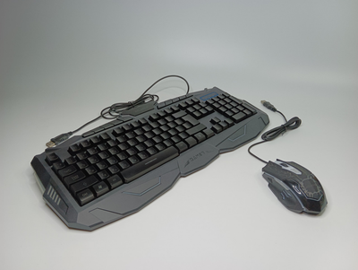 Игровой Набор Atlanfa V100P Клавиатура Мышка с Подсветкой