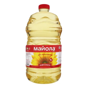 Масло Майола подсолнечная рафинированное 5 л (4820060040640)