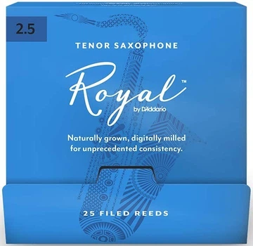 Трости для тенор саксофона D'Addario Royal - Tenor Sax #2.5 - 25 Pack
