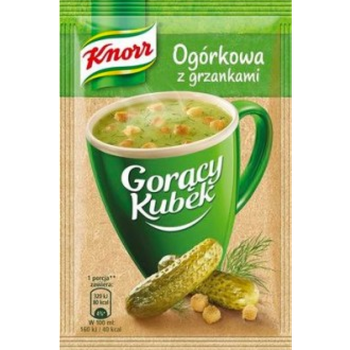 Суп горячая кружка Knorr огуречный с гренками, 17 г