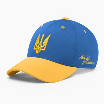 Кепка бейсболка чоловіча INAL з тризубом стилізованим S / 53-54 Синій/ Жовтий 278153