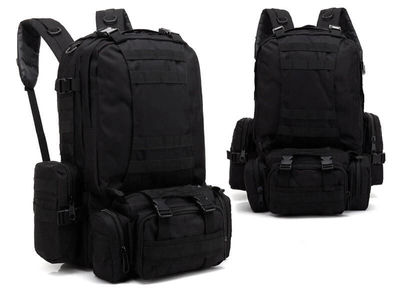 Рюкзак тактичний Smartex 3P Tactical 55 ST-002 black (ST253)