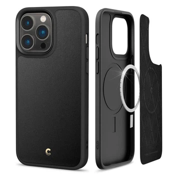 Чохол Spigen CYRILL Kajuk для iPhone 14 Pro Max Black with MagSafe (ACS04879)