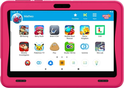 Планшет Kurio Tab Ultra Studio 100 7” Android 9 QuadCore 1/16Gb Pink
