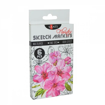 Набор маркеров Santi sketch Floristics 6 шт (390569)