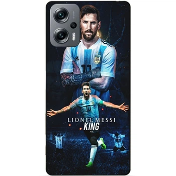 Силиконовый бампер чехол Candy для Xiaomi 12T / 12T Pro с рисунком Mecci Аргентина