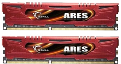 Оперативна пам'ять G.Skill DDR3-1600 16384MB PC3-12800 (Kit of 2x8192) Ares LP Red (F3-1600C9D-16GAR)