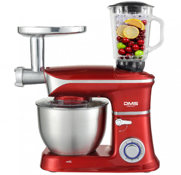 Кухонна машина тістоміс 3 в 1 DMS 1900Вт Red