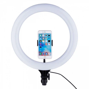 Кільцева LED лампа 30 см BD - 300 LED (T30) Black