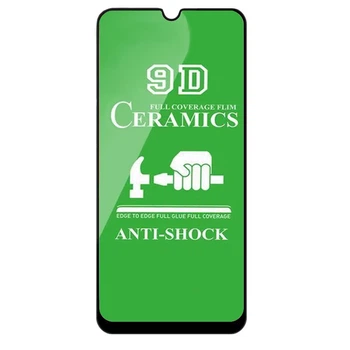 Защитное стекло Ceramic Samsung A70/A70S Black