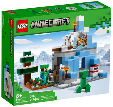 Конструктор LEGO Minecraft Замерзлі верхівки 304 деталі (21243)