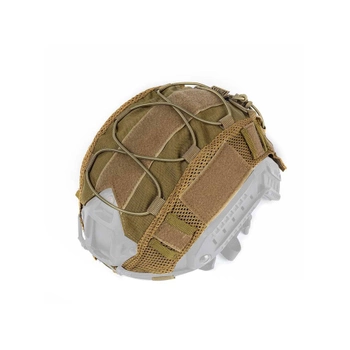 Кавер на шлем OneTigris Tactical Helmet Cover для Ops-Core FAST PJ Helmet M/L коричневый койот 2000000103471