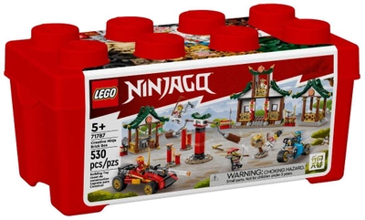 Zestaw klocków LEGO Ninjago Ninja Kreatywne pudełko z klockami 530 elementów (71787)