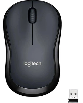 Компьютерная мышь Logitech M220 Silent, Gray/Black, USB, беспроводная, оптическая, 1000 dpi, 3 кнопки, 1xAA (910-004878)