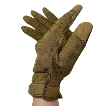 Тактичні рукавиці Койот Без Бренду (XL)