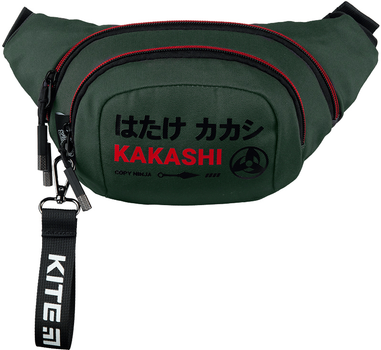 Підліткова сумка-бананка Kite Naruto 30x12x5 см 2.5 л Хакі (NR23-1007-1)